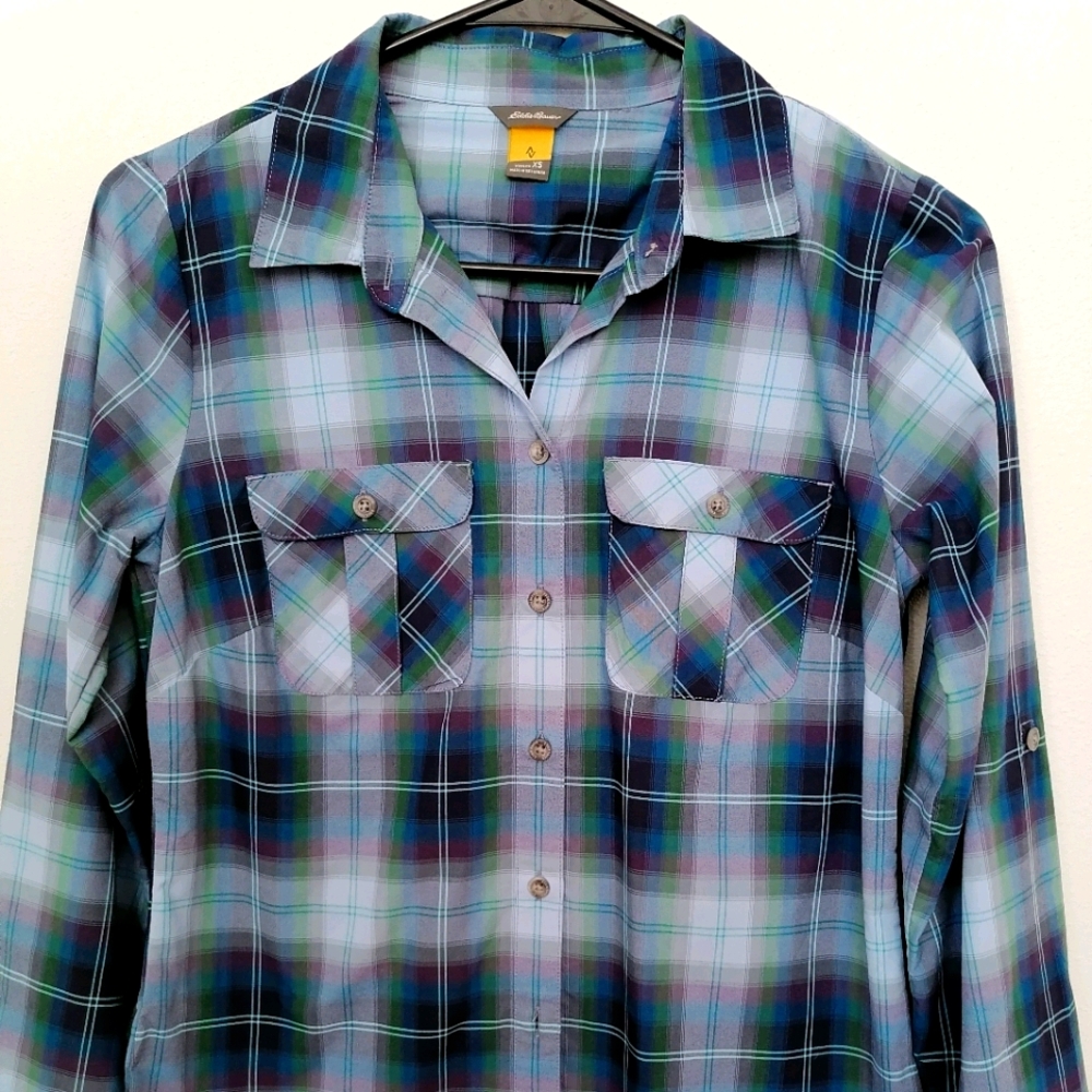 Eddie Bauer Hiking Shirt Size XS